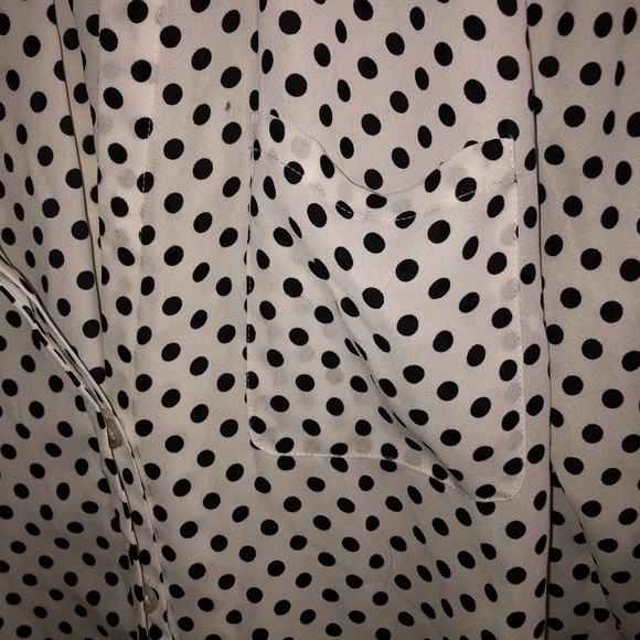 Inc International Concepts polka dot blouse - Picture 5 of 6